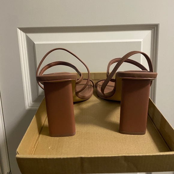 🟤 ALDO Pillowtalk Brown  Heels – Size 10 - Picture 2 of 2